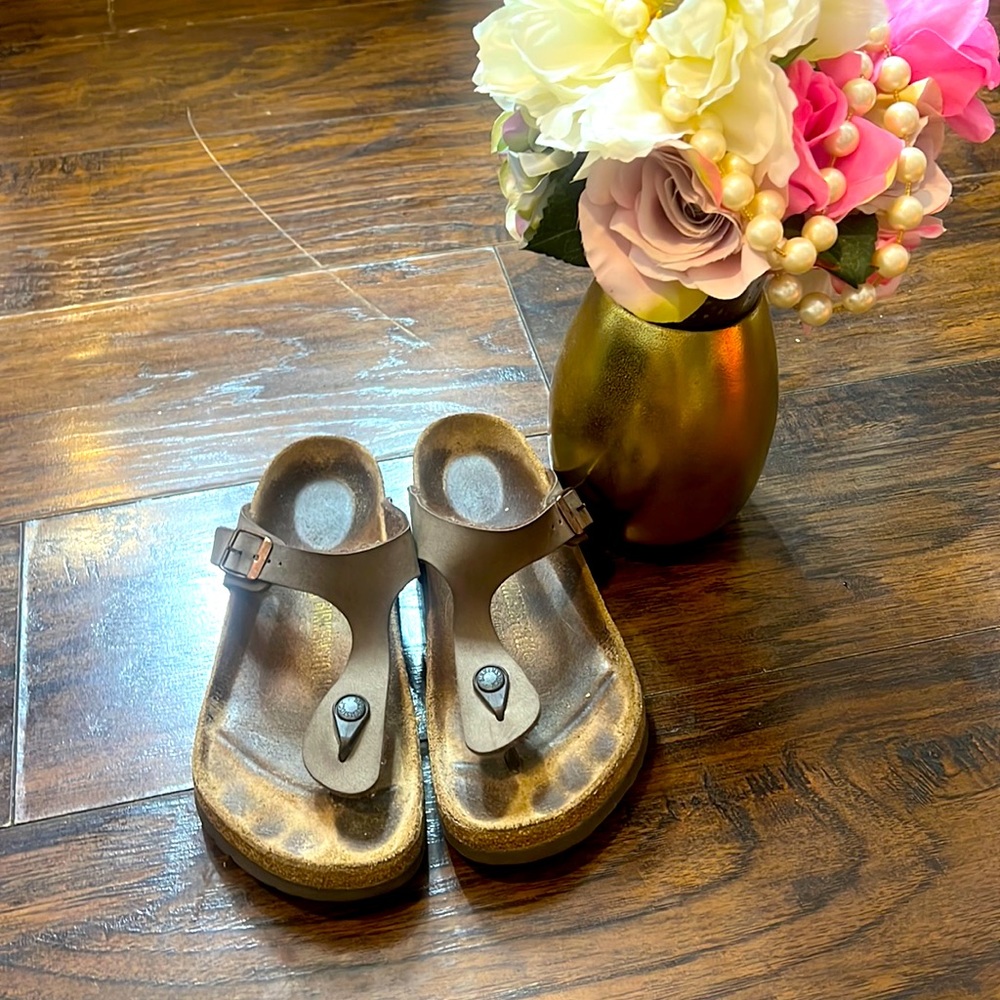 Birkenstock Brown Thong Sandals